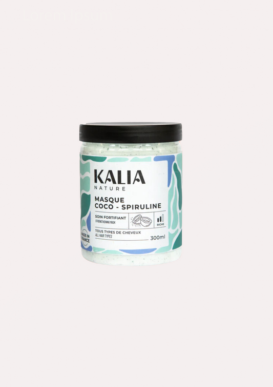 Masque coco-spiruline